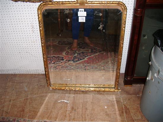 Gilt frame mirror